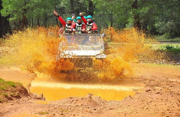 Alanya Super Combo 4-in-1: Rafting, Jeep Safari, Buggy & Zipline