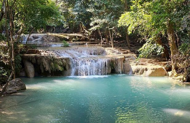 Private Tour to Erawan Waterfall and Boat Tour in Kanchanaburi