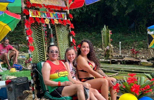 Customized Happy Hour Bamboo Rafting+Limestone Massage + Shopping