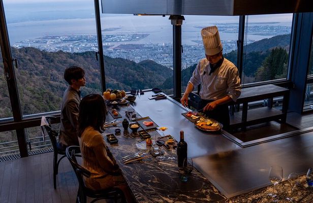 Teppanyaki Kobe Beef with a Spectacular View from Mt Rokko KOBE