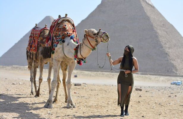 Giza Pyramids Tour with Lunch Camel Ride and 3rd Pyramid visit
