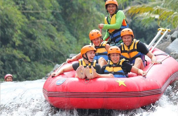 Rafting Adventure 18 km and Balinese Village Life Tour with Lunch