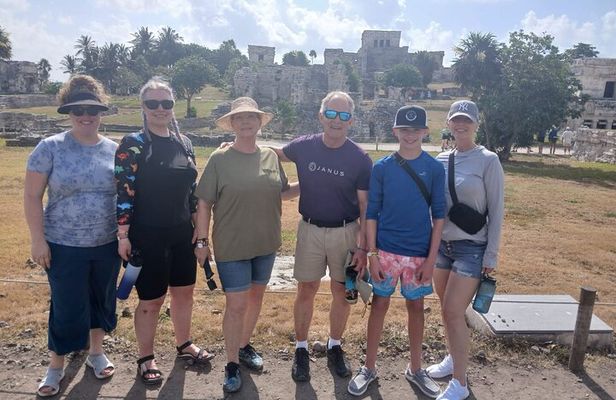 Tulum Ruins Snorkel with Sea Turtle and Cenotes Private Tour