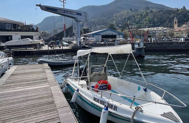 Como Lake: Private Self Driving Boat Tour From Como