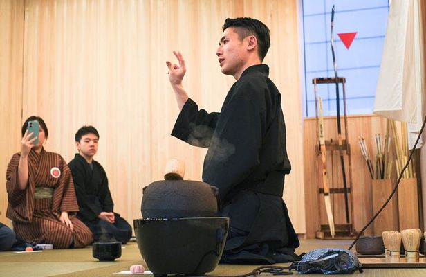 Tokyo Tea Ceremony, Making Japanese Sweets Experience in Kimono