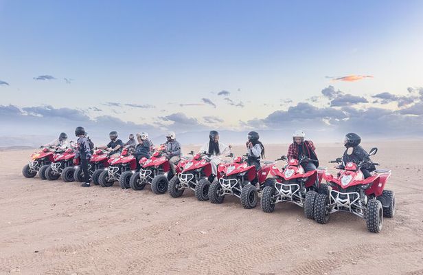 Marrakech: Agafay Desert Quad Biking & Camel RIDE & Dinner & Show
