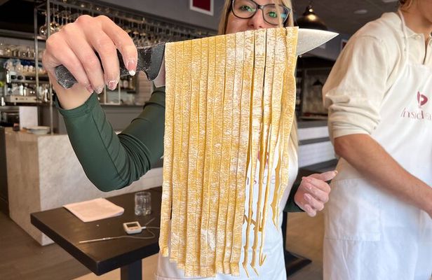 Rome Small Group Pasta Making Class with Wine and Italian Chef 