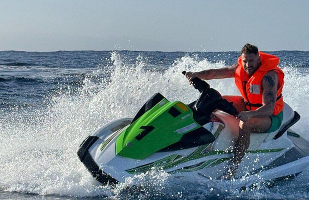 1 Person Turbo Jet Ski ride in Tenerife South with Pick Up