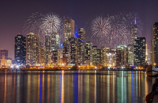 Chicago's Fireworks Show aboard Tall Ship Windy!