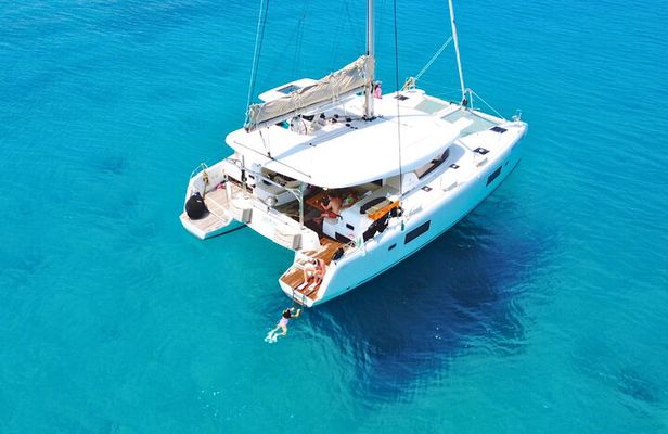 From Yonabaru MarinaCatamaran Yacht Day Cruise | Fully Chartered Boat Plan (3/6 hour course)