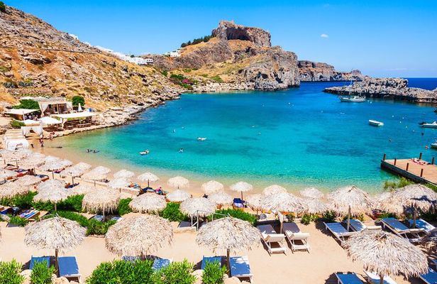 Rhodes Highlights Tour: Lindos, Kallithea Springs & 7Springs