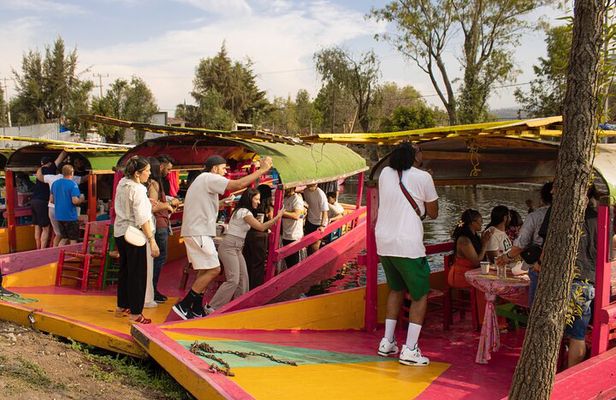 Xochimilco Boat PartyTemptation + 18 with open bar and cleats