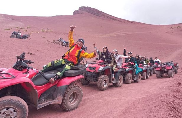 From Cusco Rainbow Mountain and Red Valley in ATVs and Food