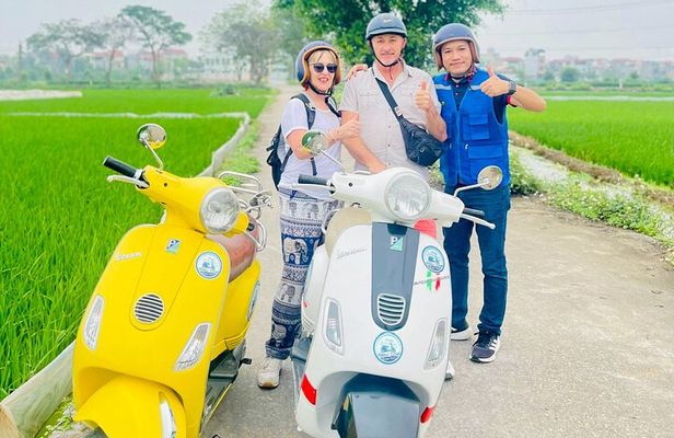 Hanoi Countryside Half-day Vespa Tour: Historical Co Loa Citadel
