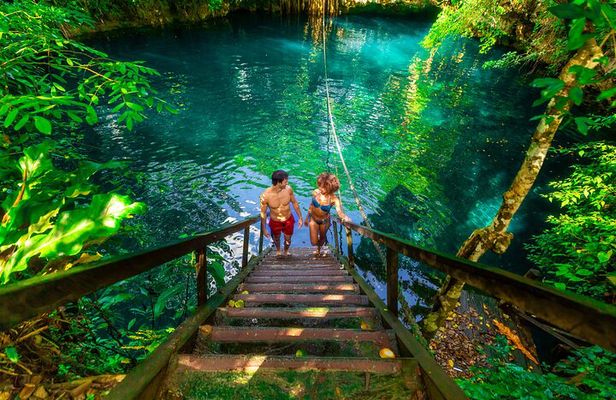 ATV, Zipline and Cenote at Extreme Adventuring with Tulum Pickup