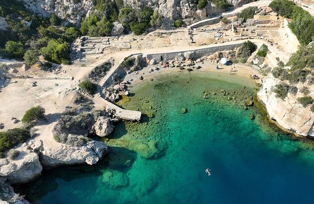 Athens Lake Vouliagmeni and Heraion Sunset and Swim