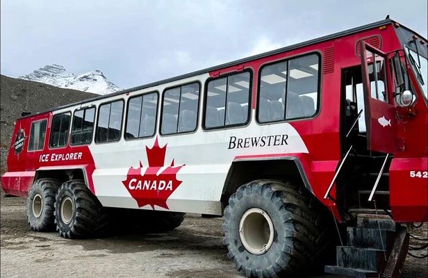 Can/Banff :Columbia Icefield, Crowfoot Glacier and Bow Lake, Tour