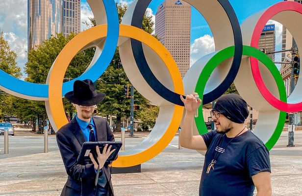 Outdoor Augmented Reality Escape Room in Centennial Olympic Park