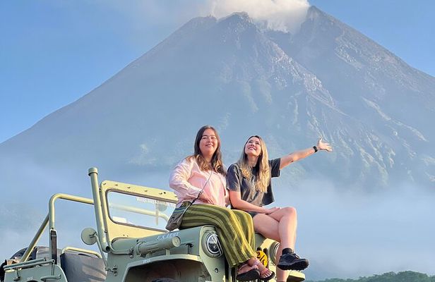 Yogyakarta Mount Merapi by Jeep 4X4 and Hidden Gem Waterfall