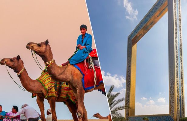Combo Dubai Desert Safari and Dubai Frame Tickets Only