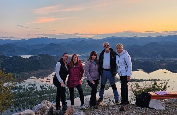 Sunset walking in NP Skadar lake from Podgorica