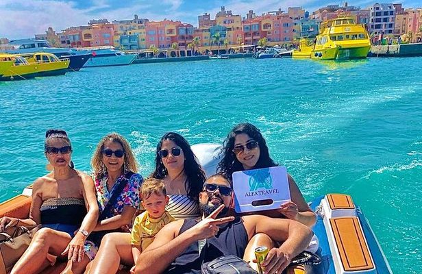 Private Speedboat to 2 Islands, Dolphin & Snorkeling_ Hurghada