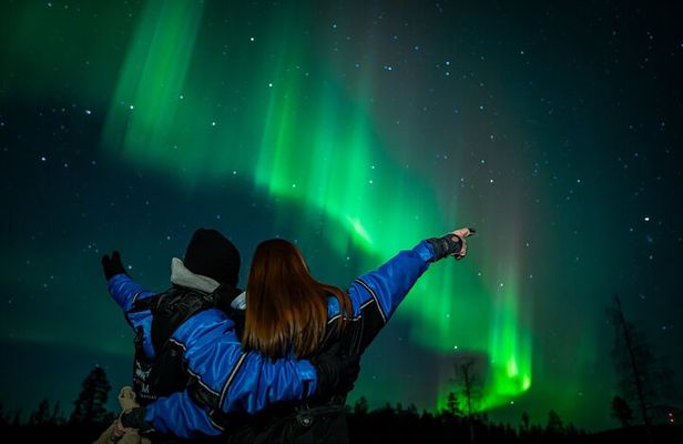 Rovaniemi: Private Aurora Tour with Guaranteed Sightings