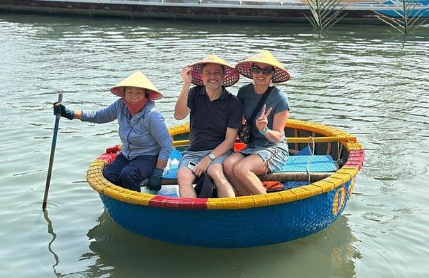 Marble Mountains-Basket Boat Ride to Coconut Jungle & Hoi An City