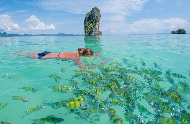 Krabi 4 Islands by Longtail Boat Include Lunch and Snorkeling