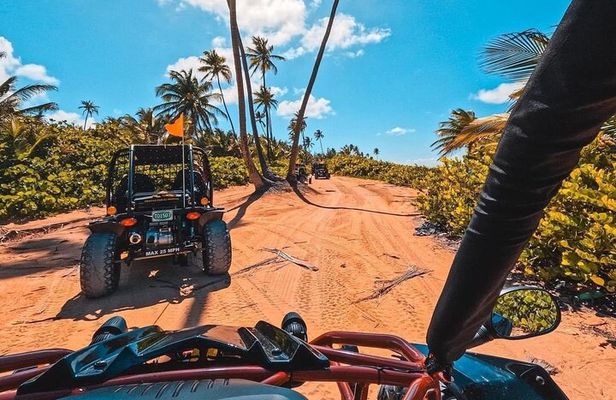 Rio Grande: Piñones Beach Buggy + El Yunque Waterfall Adventure