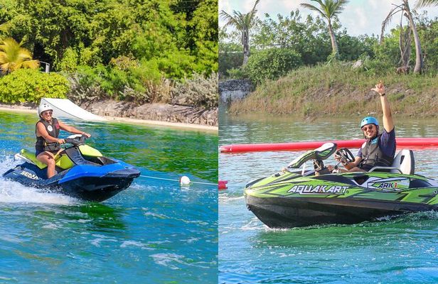 Punta Cana Jet Ski and Aqua Kart Adventure with Water Park Access