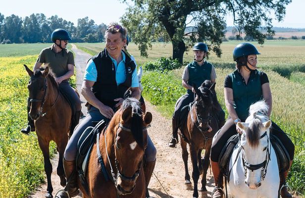 Horseback riding around Doñana National Park