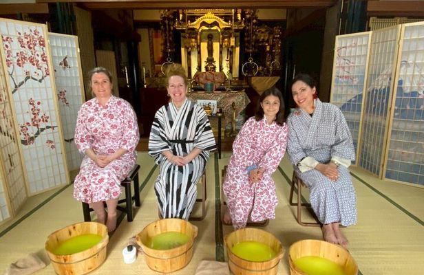 Osaka:Zen Tea Ceremony and Foot Bath Experience<45-min>