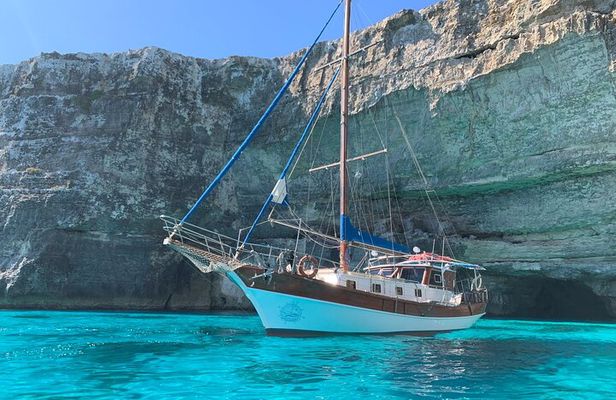 Malta 3 Bay Cruise to Selmun Bay Blue Lagoon and Gozo
