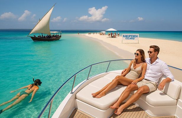 Prison Island Nakupenda Sandbank Tour with Lunch Snorkeling
