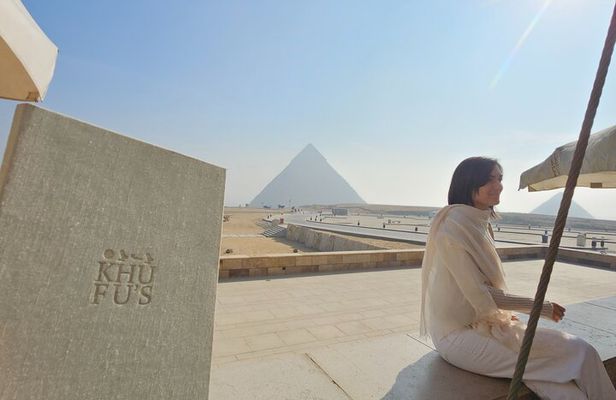Private Giza Pyramids tour, Khufu Restaurant Breakfast, Opt. GEM