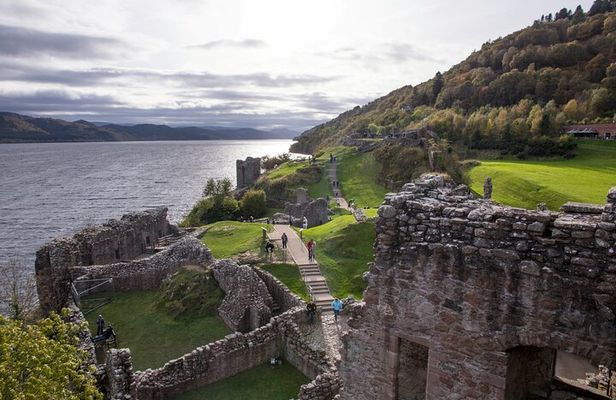 Urquhart Castle and Loch Ness from Invergordon Port