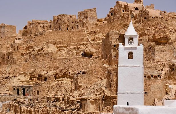 From Djerba & Zarzis: Tataouine Chenini 1 day tour
