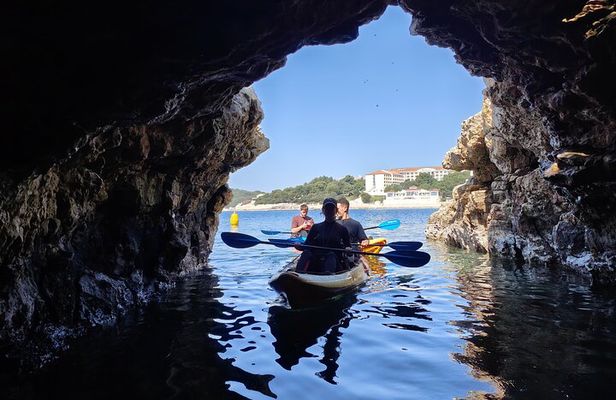 Pula: Cave Kayak Tour and Snorkeling