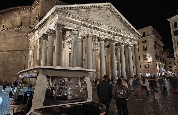 Rome: Private Night Golf Cart Tour Under the Stars