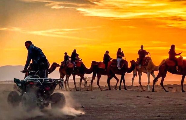 Agafay Desert Excursion - Quad and camel - dinner show