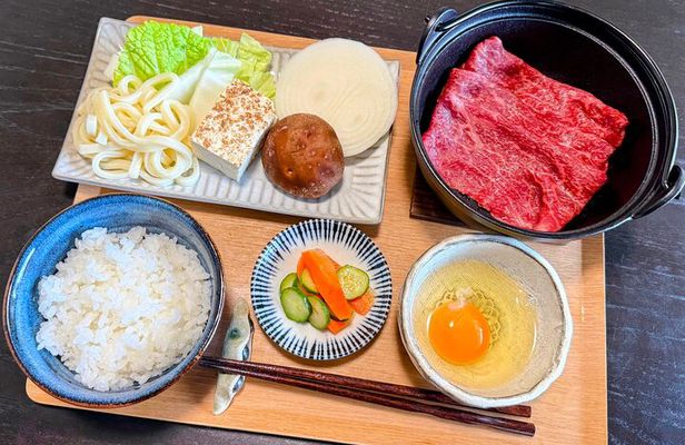 Kobe Beef Sukiyaki Cooking Class in a Local Kobe Home