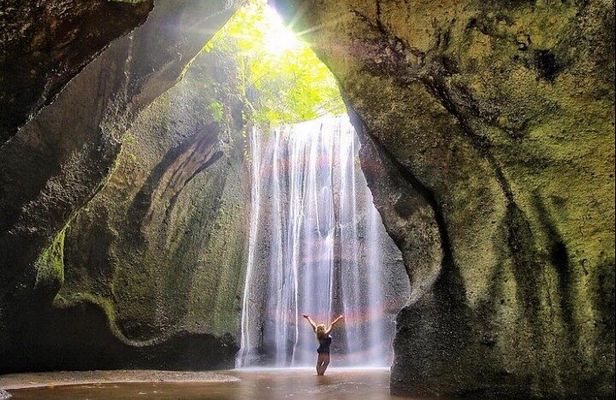 From Bali -Tibumana Tukad Cepung and Tegenungan Waterfalls Tour