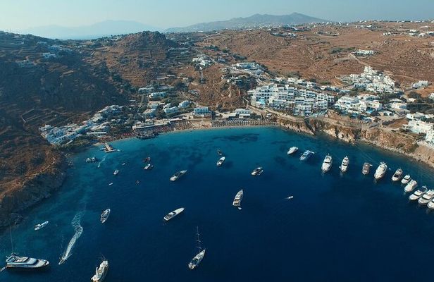 Swim Sip And Savor 4 Beaches in 6 Hours Private Mykonos Tour