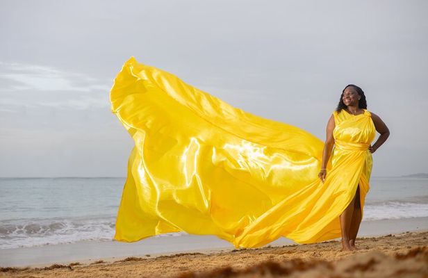 Photography with Flying Dresses in Punta Cana