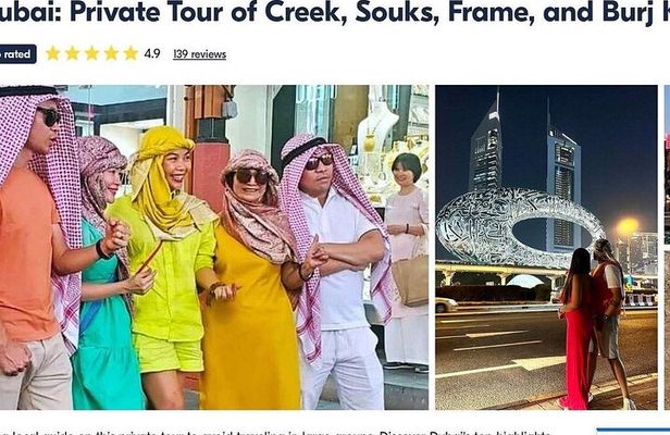 Dubai Sightseeing Full Day Trip with Burj Khalifa from Abu Dhabi