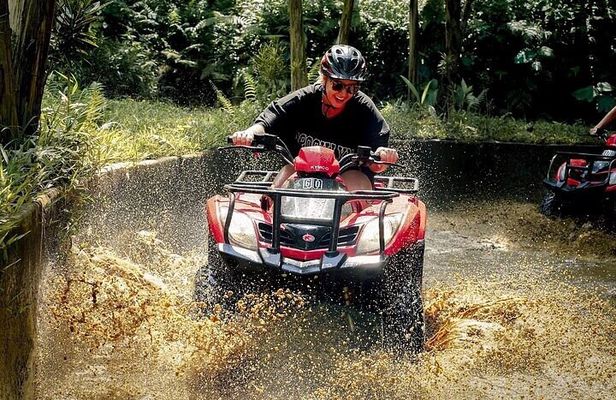 Full Day Tour ATV Adventure and Tegenungan Waterfall and Temples