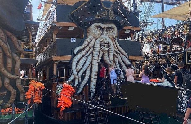 Antalya Pirate Boat Tour with Lunch & Free Soft Drinks