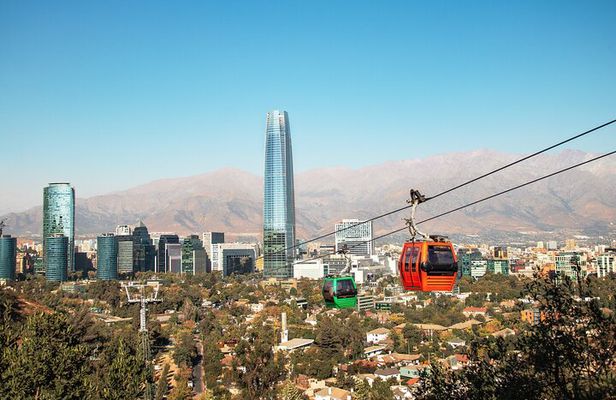 Santiago Skyline: Cable Cars & San Cristobal Private Adventure