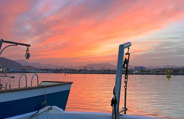 Boat Tour at Sunset in the Bay of Alcudia Mallorca